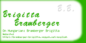 brigitta bramberger business card